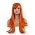 お買い得  コスプレ用ウィング-Synthetic Wig Straight Straight Wig Long Orange Synthetic Hair Women&#039;s Red