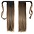 baratos Apliques de cabelo-Com Presilha Rabos-de-Cavalo Envolver em torno Cabelo Sintético Pedaço de cabelo Alongamento Liso / Reto