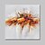 olcso Absztrakt festmények-Hang festett olajfestmény Kézzel festett - Absztrakt Hagyományos Modern Tartalmazza belső keret / Nyújtott vászon