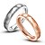 tanie Pierścienie męskie-Pierścionki dla par Różowe złoto Czaszka Moda Modne pierścionki Biżuteria Srebrny Na Codzienny Jeden rozmiar