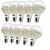 ieftine Becuri-YouOKLight 10pcs 3 W Bulb LED Glob 150-200 lm E26 / E27 C35 12 LED-uri de margele SMD 5630 Decorativ Alb Cald 220-240 V / 10 bc / RoHs