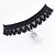cheap Necklaces-Women&#039;s Crystal Choker Necklace Torque Ladies Tattoo Style Fashion Lace Black Necklace Jewelry For Daily Casual / Tattoo Choker Necklace