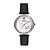 cheap Women&#039;s Watches-Women&#039;s Fashion Watch Quartz Imitation Diamond Leather Band Black Blue Pink Beige Khaki Brand JULIUS