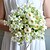 cheap Wedding Flowers-Wedding Flowers Bouquets Wedding Tulle / Satin / Cotton 9.06&quot;(Approx.23cm)