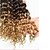 baratos Extensões de Cabelo Ombre-3 pacotes Cabelo Peruviano Encaracolado Onda Profunda Cabelo Humano Cabelo Humano Ondulado Âmbar Tramas de cabelo humano Extensões de cabelo humano / 8A