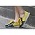 baratos Sapatilhas e Mocassins de mulher-Mulheres Mocassins Comfort Casual Sem Salto Conforto Tecido Amarelo