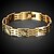 cheap Bracelets-Bracelet/Chain Bracelets Gold Plated Circle Fashionable Daily / Casual Jewelry  Coppery1pc Christmas Gifts