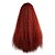 abordables Perruques Synthétiques Sans Bonnet-Perruque Synthétique Ondulation Naturelle Ondulation Naturelle Perruque Rouge Cheveux Synthétiques Rouge