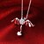 cheap Necklaces-Choker Necklace Pendant Necklace For Women&#039;s Cubic Zirconia Party Wedding Casual Diamond Sterling Silver Zircon White / Statement Necklace