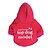 abordables Vêtements pour chiens-Chat Chien Pulls à capuche Hiver Vêtements pour Chien Rouge Rose Costume Coton Lettre et chiffre Mode XS S M L