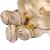 Недорогие Накладки из волос, окрашенных в стиле Омбре-3 Связки Плетение волос Бразильские волосы Естественные кудри Расширения человеческих волос Натуральные волосы Человека ткет Волосы / 8A