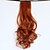Недорогие шиньоны-На клипсе Волнистый Кудрявый Конские хвостики Завязки Волосы Наращивание волос 20 дюйм Красный