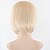 abordables Perruques Synthétiques Sans Bonnet-Perruque Synthétique Droit Droite Bob Coupe Carré Court Bob Avec Frange Perruque Blond Court Blonde Cheveux Synthétiques Femme Partie latérale Blond