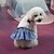 preiswerte Hundekleidung-Hund Kleider Welpenkleidung Jeans Lässig / Alltäglich Modisch Hundekleidung Welpenkleidung Hunde-Outfits Kostüm für Mädchen und Jungen Hund Terylen XS S M L XL