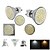 preiswerte Leuchtbirnen-5 Stück 3.5 W LED Spot Lampen 300-350 lm GU10 GU5.3(MR16) E26 / E27 MR16 60 LED-Perlen SMD 2835 Dekorativ Warmes Weiß Kühles Weiß 220-240 V 12 V 110-130 V / 10 Stück / RoHs