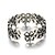 זול Fashion Ring-בגדי ריקוד גברים נשים טבעות רצועה קאף טבעת וינטאג&#039; אופנתי מתכווננת כסף סטרלינג תלתן ארבעה עלים תכשיטים עבור יומי קזו&#039;אל