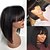 cheap Human Hair Wigs-Human Hair Full Lace / Lace Front Wig Straight 130% Density Natural Hairline / African American Wig / 100% Hand Tied Women&#039;s Short / Medium Length Human Hair Lace Wig