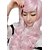 cheap Synthetic Trendy Wigs-Synthetic Wig Wavy Wavy Wig Pink Pink Synthetic Hair Women&#039;s Pink