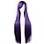 abordables Perruques de déguisement-Perruque de cosplay Perruque Synthétique Droit Droite Perruque Violet Cheveux Synthétiques Femme Violet