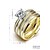 זול Fashion Ring-בגדי ריקוד נשים טבעת הטבעת / טבעת הצהרה / טבעת - זירקון, ציפוי זהב צִיצִית, בוהמי, פאנק 6 / 7 / 8 זהב עבור חתונה / Party / יומי / 2pcs