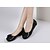 preiswerte Ballerinas für Damen-DamenOutddor / Büro / Kleid-Leder-Flacher Absatz-Komfort / Ballerina-Schwarz / Gelb / Rot / Weiß