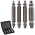 cheap Tools &amp; Home Improvement-4pcs Screw Extractor Drill Set Broken Rusted Stripped Damaged Screw Speed