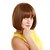 cheap Synthetic Trendy Wigs-Synthetic Wig Straight Wig Short Light Brown Women&#039;s Brown