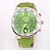 cheap Fashion Watches-Couple&#039;s Fashion Watch Quartz Silicone Green / Pink / Yellow Casual Watch Analog Yellow Pink Green
