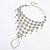 abordables Bracelet de Cheville-Femme Bracelet de cheville/Bracelet Résine Alliage Mode Argent Aux femmes Bijoux Quotidien 1pc