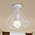olcso Mennyezeti lámpák-1 könnyű 25 cm-es (9,8 hüvelykes) mini stílusú süllyesztett lámpák fémre festett felületekkel retro 110-120v / 220-240v / e26 / e27
