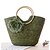 preiswerte Handtaschen und Tragetaschen-Damen Taschen Stroh Tragetasche für Normal Ganzjährig Beige Gelb Fuchsia Grün