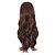 halpa Synteettiset trendikkäät peruukit-Synteettiset peruukit Kihara Kihara Peruukki Pitkä Ruskea Synteettiset hiukset Naisten Ruskea