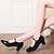 abordables Chaussures de bal, de danse moderne-Femme Chaussures Modernes Talon Talon Bottier Similicuir Boucle Noir / Argenté / Violet