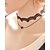 cheap Necklaces-Women&#039;s Black Lace Choker Necklace Anniversary / Daily / Special Occasion / Office &amp; Career