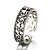 tanie Modne pierścionki-Unisex Obrączka Regulowany pierścień pierścień kciuka Srebrny Srebro standardowe Srebrny Vintage List Codzienny Casual Biżuteria