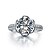 olcso Gyűrűk-Gyűrűk Ékszerek Ezüst / Platina bevonat Női Vallomás gyűrűk 1db