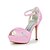 cheap Women&#039;s Sandals-Women&#039;s Satin / Stretch Satin Summer Stiletto Heel Buckle Gold / Purple / Royal Blue / Wedding