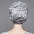 preiswerte Synthetische Perücken-Synthetische Perücken Wellen Wellen Perücke Kurz Weiß Synthetische Haare Damen Grau