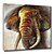 olcso Állatos festmények-kézzel festett olajfestmény állat szelíd elefánt feszített keret