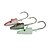 זול ווי דיג-Fishing-6 יח &#039; ירוק / כסף / אדום מתכת-Brand  New הטלת פיתיון / Spinning / דייג במים מתוקים / דיג בס / דיג בפתיון / דיג כללי