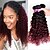 voordelige Ombrekleurige haarweaves-Ombre Braziliaans haar Kinky Curly 18 maanden 3-delig haarweefsels