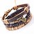 voordelige Armband-Voor heren Wikkelarmbanden Lederen armbanden Liefde Leder Armband sieraden Koffie Voor Dagelijks Informeel