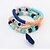 billige Religiøse smykker-Dame Charm-armbånd Strand Armbånd Mode Europæisk kostume smykker Akryl Glas Legering Fjer Smykker Til Bryllup Fest Daglig Afslappet