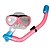 cheap Diving Masks, Snorkels &amp; Fins-Diving Masks Snorkels Kids Blue Fuchsia silicone-SBART®