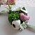 זול פרחי חתונה-פרחי חתונה זרים זר פרחים לפרק כף יד אחרים פרחים מלאכותיים חתונה מסיבה\אירוע ערב חומר תחרה פּוֹלִיאֶסטֶר מֶשִׁי 0-20 ס&quot;מ