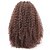 abordables Perruques synthétiques à dentelle-Perruque Synthétique Femme Kinky Curly Cheveux Synthétiques Perruque Lace Frontale Noir de jais Noir Brun