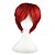 זול פיאות סינטטיות אופנתיות-פאות סינתטיות ישר ישר פאה 13  ס&quot;מ אדום שיער סינטטי אדום