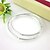 cheap Bracelets-Women&#039;s Bracelet Bangles Cuff Bracelet Ladies Sterling Silver Bracelet Jewelry Silver For Christmas Gifts Wedding Party Daily / Silver Plated