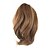 cheap Hair Pieces-natural wave brown europe hepburn human hair weaves ponytails 7027