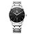 abordables Montres-Hommes Montre Bracelet Quartz Calendrier Etanche Lumineux Montre Décontractée Acier Inoxydable Bande Argent Or RoseNoir Blanc/Argent Or